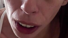 raw anal candie cross bites lip sliding tiny ass on shaft