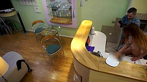 SEXY TEEN seduces STEP DAD for kitchen FUCK