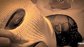 Gagging deepthroat blowjob chokes on monster cock with sloppy cum pov!