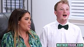 Step Moms Swap Step Sons for Wild Old Young Orgy Sex!