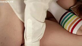 Tight Daughter's Ass Destroyed First Time by Stepdad Rough