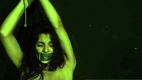 Anal strapon bdsm with petite tattooed gina