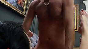 stepsister wakes up horny for fuck