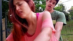 Intimate Deepthroat and Rough Sex in the Park with My Lover