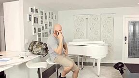 Tattooed Petite Girl Fucked By Cupid's Huge Cock