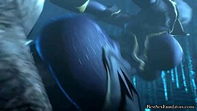 3d huge tits milf fucked in dungeon