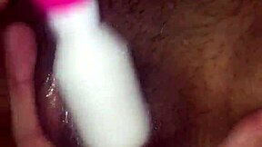 young indian girl uses toys up close and cums