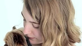 hot naked blonde gets bent over for doggystyle fun