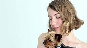 hot naked blonde gets bent over for doggystyle fun