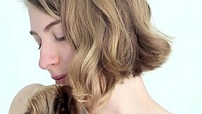 hot naked blonde gets bent over for doggystyle fun