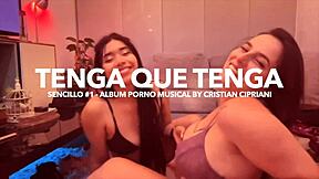 nataly and linda STRIP and DANCE, then SUCK and FUCK for you