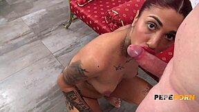 i worshipped valeria del rio's feet and had rough sex, my fantasy came true