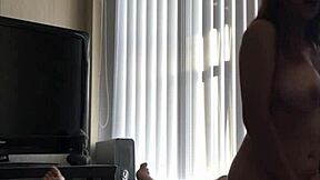 Hey, wanna see my busty Asian girlfriend riding hard in this wild compilation?