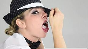 suggestive blonde pornstar dahlia sky teases her pussy and tits solo