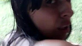 vagninho and anny fernandez enjoy outdoor fun at the farm