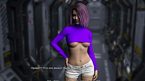 Why is the hentai girl showing her tits in waterworld episode 78?