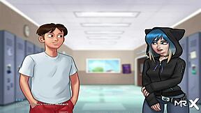 Summertimesaga - I need that hot anime sketch now