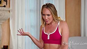 Man, I’m tryin’ to help AJ Applegate stretch out Danni Rivers’ tight virgin pussy real gentle like