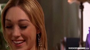 Lily Labeau and Capri Anderson in Superman vs Spiderman Parody Threesome Scene