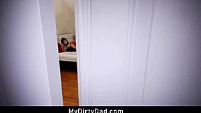 Amateur teen 18+ Rina Ellis bent over for long dick doggystyle fucking