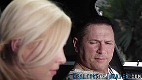 real blonde teen 18+ pornstar performs blowjob in high definition