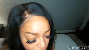 Young Slut's Big Ass Takes Massive Black Cock Creampie