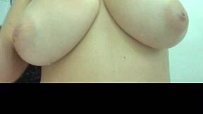 A young teen demonstrates her natural figure in a casual setting