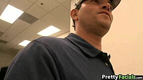 teen blonde and latina get cum on faces ranie mae