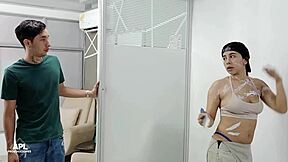 Look at That Delicious Ass! Horny Boss Fucks Her and Fills Pussy with Cum!