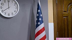 three teen 18+s licking each other in the room 😋