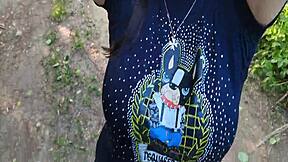 Stepsister Sucks Stranger Cock In Car And Forest Riskily