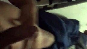 Feeling The Intense Pleasure As She Swallows A Fat Big Black Cock