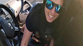 Stepsister Sucks Stranger Cock In Car And Forest Riskily