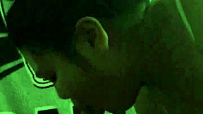 Feeling The Intense Pleasure As She Swallows A Fat Big Black Cock