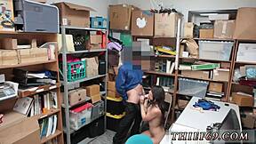 Policewoman dominates me for the first time.