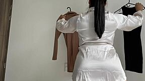 Mrs. Erika Invites Security Guard To Her Room!