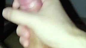 Masturbation Session with Young 18+ Amateur Solo Cock Play