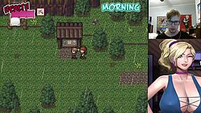 big titted tutor craves more dick in zombies retreat episode 4