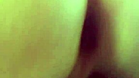 Petite Brunette Wife Bent Over in Lingerie for Rough Homemade Fucking