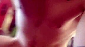 Petite Brunette Wife Bent Over in Lingerie for Rough Homemade Fucking