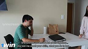 Studious Boyfriend of My Friend Cums in My Ass!