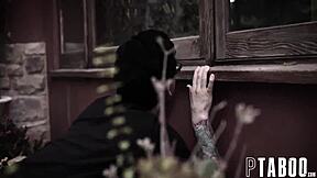 Kenna James Feels Intense Pleasure As Peeping Tom Watches Her Big Tits Bounce During Hardcore Ass Fucking