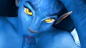 I fucked this avatar girl in costume, bending her over for doggystyle taboo fun