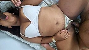 Baiana chubby can't resist multiple big cocks for wild sex