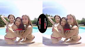 realitylovers - spoiled teen 18+s go wild in outdoor 4some doggystyle