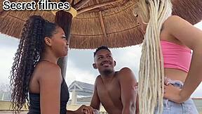 fulfilling husband's fantasy with friend's mouth