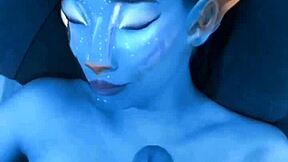 I fucked this avatar girl in costume, bending her over for doggystyle taboo fun