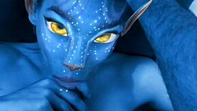 I fucked this avatar girl in costume, bending her over for doggystyle taboo fun