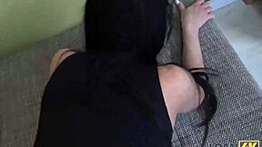 i'm a sexy brunette ready for anything to get the loan money