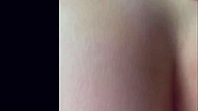 Last night, the neighbor downstairs got a wild creampie in POV.